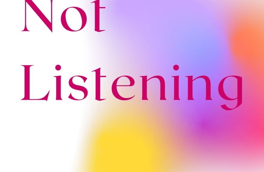 Youre not listening